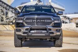 Rough Country Suspension Systems - Rough Country Black Front Bumper Bull Bar w/LED for Ram 1500 B-D4091 - Image 2