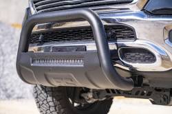 Rough Country Suspension Systems - Rough Country Black Front Bumper Bull Bar w/LED for Ram 1500 B-D4092 - Image 2