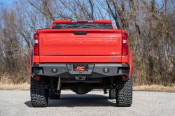 Rough Country Suspension Systems - Rough Country Heavy Duty Black Rear Bumper 19-24 Chevy Silverado 1500 10758 - Image 5