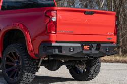 Rough Country Suspension Systems - Rough Country Heavy Duty Black Rear Bumper 19-24 Chevy Silverado 1500 10758 - Image 6
