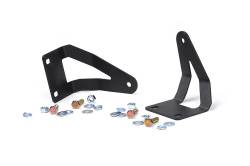 Rough Country Suspension Systems - Rough Country 20" LED Light Bar Bumper Mounts 11-14 Silverado/Sierra 70522 - Image 2