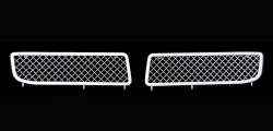 APS - APS Wire Mesh Bumper Grille-Polish for 05-10 Chrysler 300 GR18GFF36S - Image 2