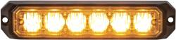 Buyers - Buyers 8891500 6 Led Amber Mini Strobe Light Surface Mount - Image 1