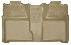Husky Liners - Husky Liner Weatherbeater 2nd Row Floor Liners-Tan Silverado/Sierra 19203 - Image 1
