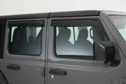 GT Styling - GT Styling 88174 Ventgard Front/Rear TapeOn Rain Guards Smoked for 90-95 4Runner - Image 3