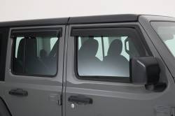 GT Styling - GT Styling 88417 Ventgard Front/Rear Tape On Rain Guards Smoked for 07-13 Tundra - Image 3