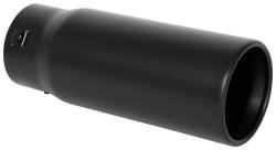 Spectre - Spectre Performance 22362 4" 5" Out Straight Cut Black Exhaust Tip 10" Long - Image 1