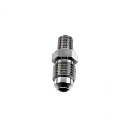 Nitrous Express - Nitrous Express 16179 4AN MALE x 1/16 NPT MALE FORD FUEL RAIL FITTING - Image 1