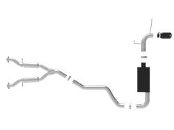 aFe Power - aFe Power 49-38078-B 2.5" Cat-Back Exhaust Kit for 14-21 Jeep Grand Cherokee - Image 5