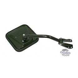 Rugged Ridge 11001.05 Mirror Head & Arm Black Left Side for Jeep CJ