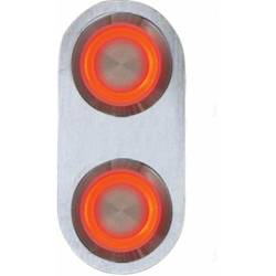 Autoloc - Autoloc AUTBBA21 Daytona Billet Switch w/RED LED Illumination Single Switch - Image 1