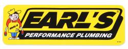 Earl's Performance - Earls Plumbing 36-282 Earls Plumbing Decal - Image 1