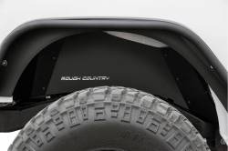 Rough Country Suspension Systems - Rough Country Rear Inner Fender Liners Black for Jeep Wrangler JK 10500 - Image 1