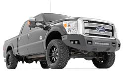 Rough Country Suspension Systems - Rough Country Heavy Duty Black Front Bumper 11-16 Super Duty 10783 - Image 2