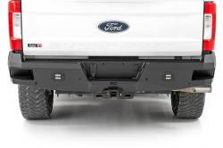 Rough Country Suspension Systems - Rough Country Heavy Duty Black Rear Bumper 17-22 Super Duty 10788 - Image 2