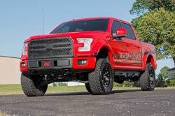 Rough Country Suspension Systems - Rough Country 70191 Front Mesh Grille Insert Black for 15-17 Ford F150 - Image 6