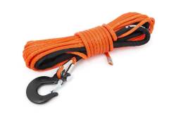 Rough Country Suspension Systems - Rough Country Synthetic Winch Rope 1/4" x 50' Orange RS143 - Image 2