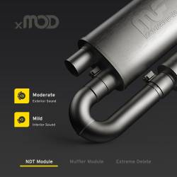 MagnaFlow Exhaust Products - MagnaFlow 14009 Universal xMOD Performance Muffler 3" Offset/Dual 5x18x8 Body - Image 2