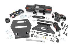 Rough Country Suspension Systems - Rough Country Front Winch Mount Kit w/Winch Black for Polaris RZR Pro R 92064 - Image 1