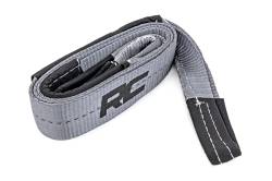 Rough Country Suspension Systems - Rough Country Tree Saver Winch Strap 2.5" x 8' 30K Gray RS178 - Image 2