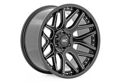 Rough Country Suspension Systems - Rough Country 95 Series Wheel 20x10 8x170 -19mm Black/Machined 95201011M - Image 1