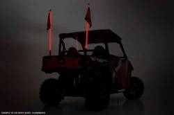 Rough Country Suspension Systems - Rough Country 93052 LED Whip Light Mounts w/48" Whips for Polaris RZR XP1000 - Image 4