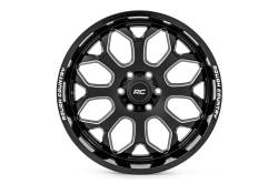 Rough Country Suspension Systems - Rough Country 96 Series Wheel 20x9 6x5.5 0mm Black Gloss & Machined 96200012 - Image 2