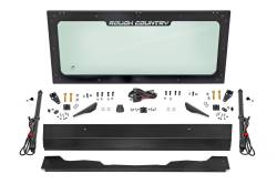 Rough Country Suspension Systems - Rough Country 98316222 UTV Electric Tilt Windshield for Honda Pioneer 1000 - Image 6