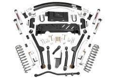 Rough Country Suspension Systems - Rough Country 68970 4.5" Suspension Lift Kit for 84-01 Jeep Cherokee XJ NP231 - Image 1