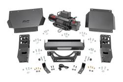 Rough Country Suspension Systems - Rough Country Front Hidden Winch Mount Kit w/Winch for 24-25 Tacoma 4WD 72012 - Image 1