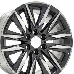 OE Wheels LLC - 20" Replica CA91 for Cadillac Escalade 20x9 Gunmetal w/Polished Face - Image 1