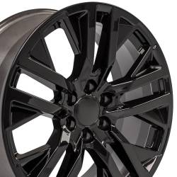 OE Wheels CV38-22090-6550-28B CV38 22x9 6x5.5 28mm Black