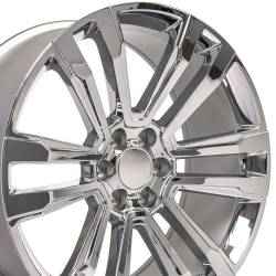 OE Wheels LLC - OE Wheels CV44 24x10 6x5.5 24mm Chrome CV44-24100-6550-24C - Image 3