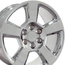 OE Wheels CV76-20090-6550-27C CV76 20x9 6x5.5 27mm Chrome