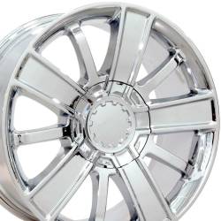 OE Wheels LLC - OE Wheels CV77 20x9 6x5.5 27mm Chrome CV77-20090-6550-27C - Image 3