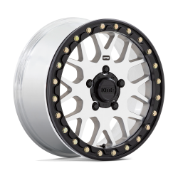 KMC Powersports - KMC Wheels KS235 GRENADE BEADLOCK 15x6 5x4.5 38mm Machined KS23556012538 - Image 1