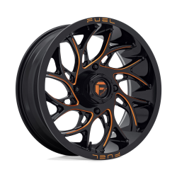 Fuel UTV - Fuel Off Road D780 RUNNER UTV 18x7 4x137 13mm Gloss Black/Orange D7801870A644 - Image 1
