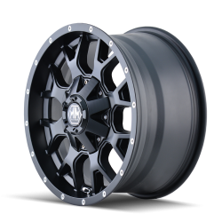 Mayhem - Mayhem 8015 WARRIOR 17x9 5x5.0/5.5 18mm Matte Black 8015-7952MB18 - Image 2