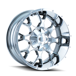 Mayhem - Mayhem 8015 WARRIOR 18x9 5x4.5/5.0 18mm Chrome 8015-8956C18 - Image 1