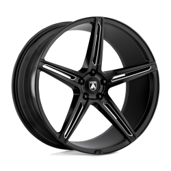 Asanti - Asanti Wheels ABL22-20901235BK ABL-22 ALPHA 5 20x9 5x4.5 35mm Black/Milled - Image 1