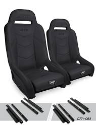PRP - PRP A7301-PORXP-C83-201 GT3 Suspension Seats for Polaris RZR S 900/TrailXP 1000 - Image 1