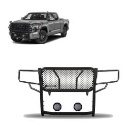 Black Horse Off Road - Black Horse RU-TOTU22-B-PLFB HD Grille Guard w/5.3" LED for 22-25 Toyota Tundra - Image 1
