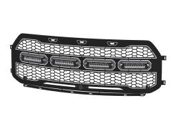 aFe Power - aFe Power Scorpion Lighted Replacement Grille Insert-Flat Black 79-21001L - Image 1