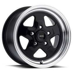 Vision Wheel - Vision Wheels 521H Nitro 15x8 4x4.25 27mm Black/Machined 521H5834B27 - Image 1