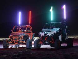 5150 Whips - 5150 Whips 72" Bluetooth Control LED Safety Whip w/Magnet Mount & Flag-Each - Image 2