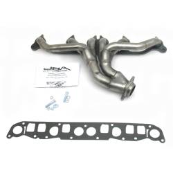 JBA Racing Headers - JBA Headers 1.5" Shorty Stainless Headers-Raw for Jeep 4.0L 1526S - Image 1