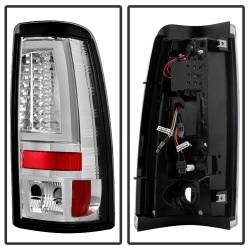 Spyder Auto - Spyder 5081902 Chrome/Clear LED Taillights for 03-06 Chevy Silverado - Image 3