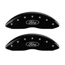 MGP Caliper Covers - 2011-2012 Ford Ranger Caliper Covers Front Black MGP 10232FFRDBK - Image 1