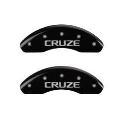 MGP Front Caliper Covers Gloss Black Chevrolet Cruze 14208FCRZBK