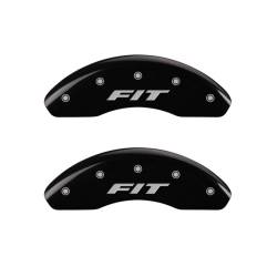 MGP Front Caliper Covers Gloss Black Hinda Fit 20208FFITBK